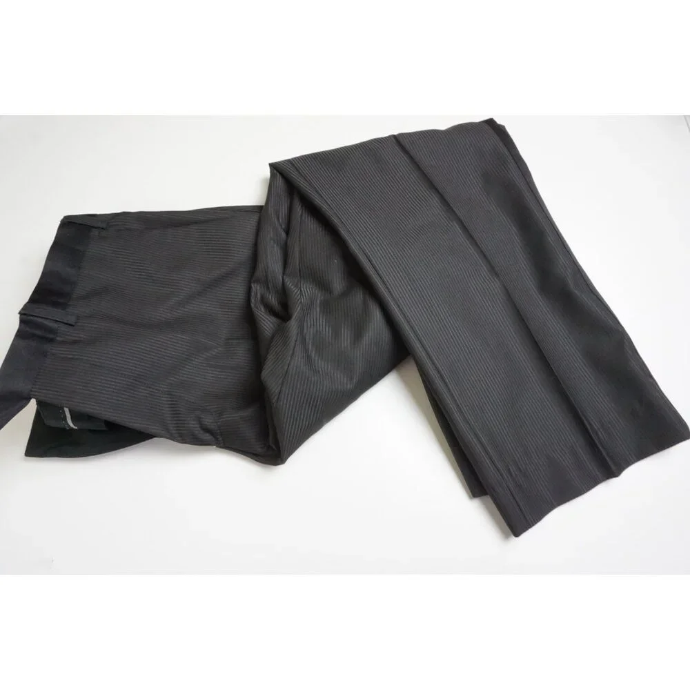 Hugo Boss The Stars/Glamour Black Striped Formal 2 PC Tuxedo Jacket Pants 42L